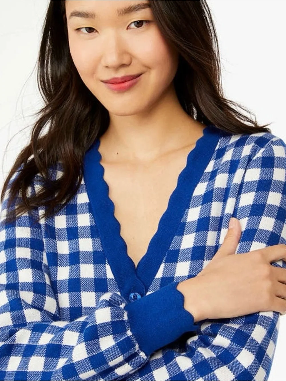 Kate Spade New York Gingham Cardigan NWT
